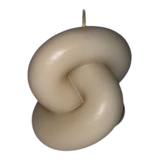 🕯️ Skulpturkerzen-Set „Pure Cream“ – 8-teilig