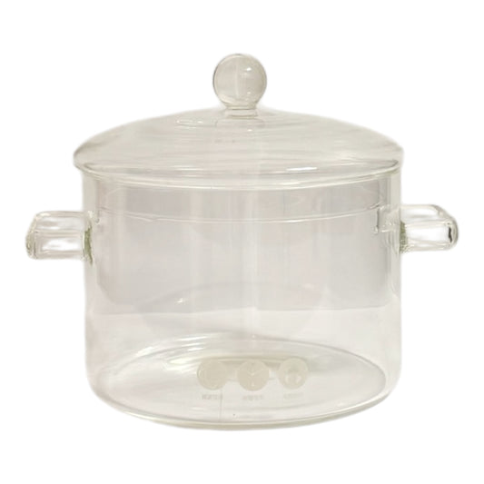 Glaskochtopf mit Deckel – 1,5 L | Ø 15 cm