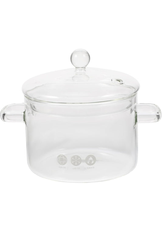 Glaskochtopf mit Deckel – 1,5 L | Ø 15 cm