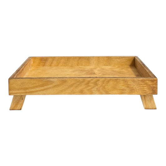 Küchen-Dekoständer aus Holz – ideal für Ölspender & Gewürzgläser