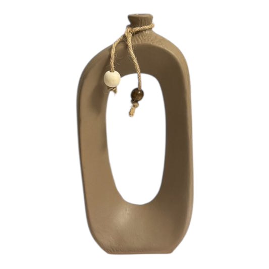 Dekovase „Ona“ – Modernes Design mit Naturband