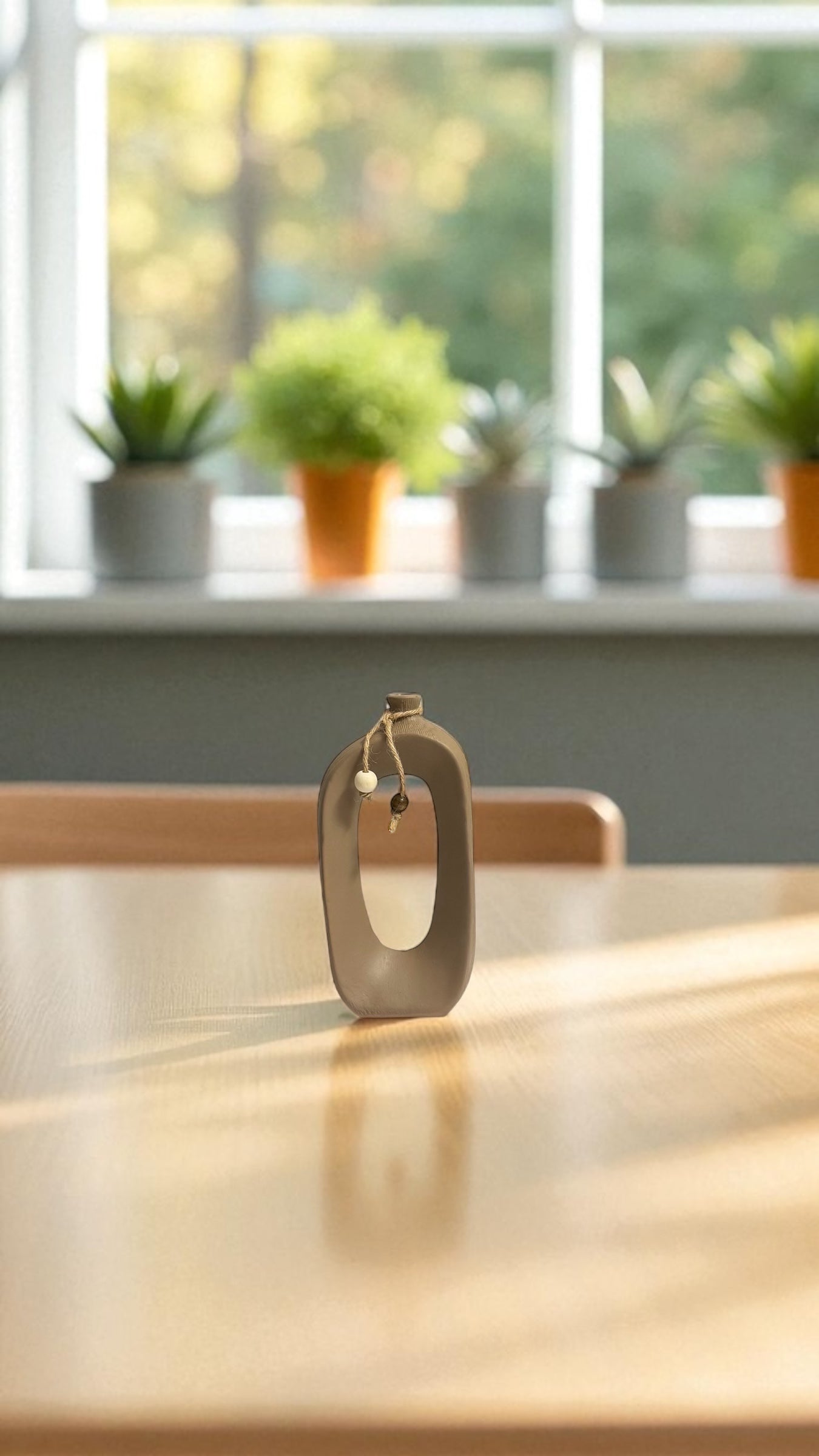 Dekovase „Ona“ – Modernes Design mit Naturband