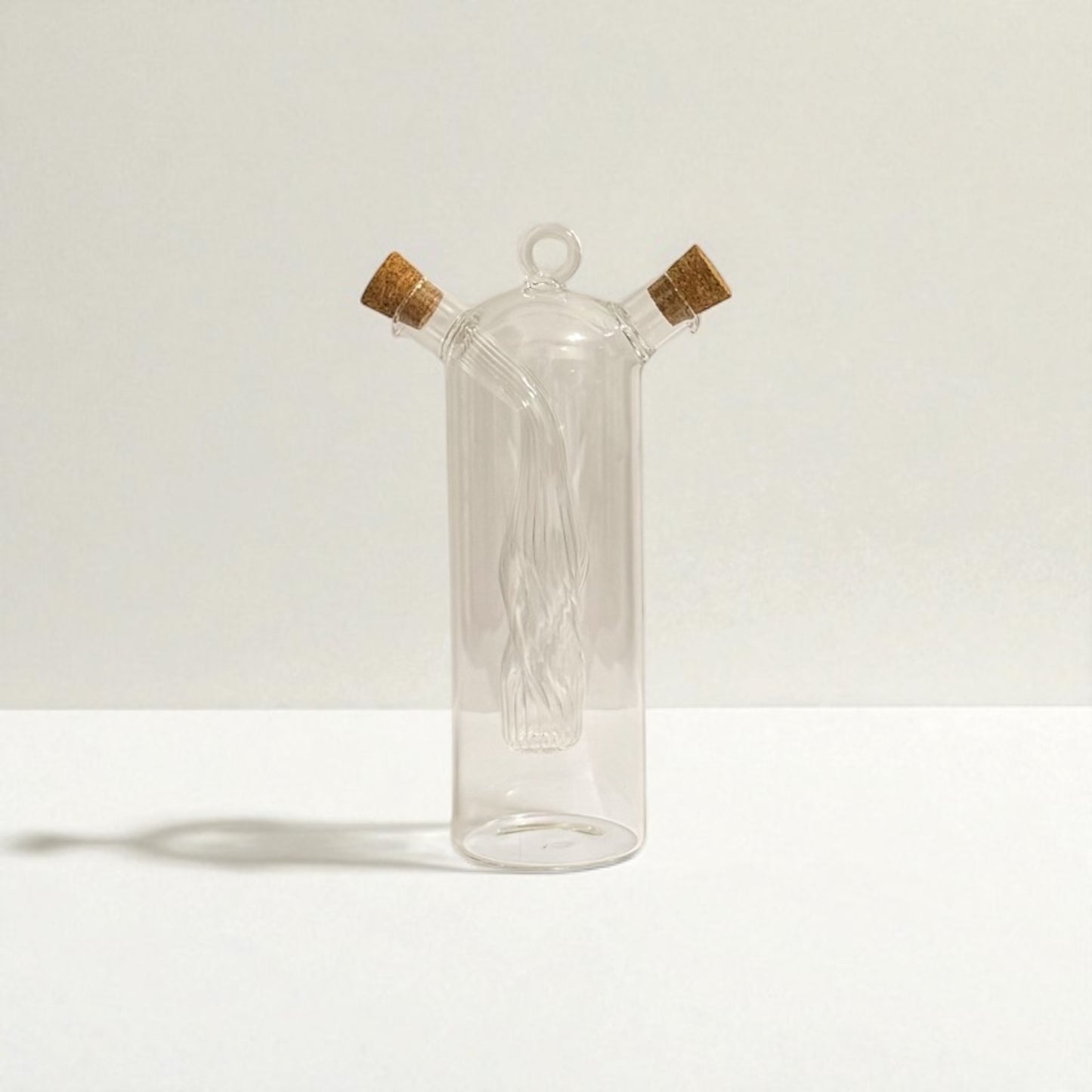 Duo-Glasflasche für Öl & Essig 350 ML– 2-in-1 Design